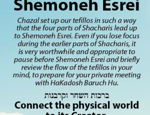 Prepare for Shemoneh Esrei (Bookmark)